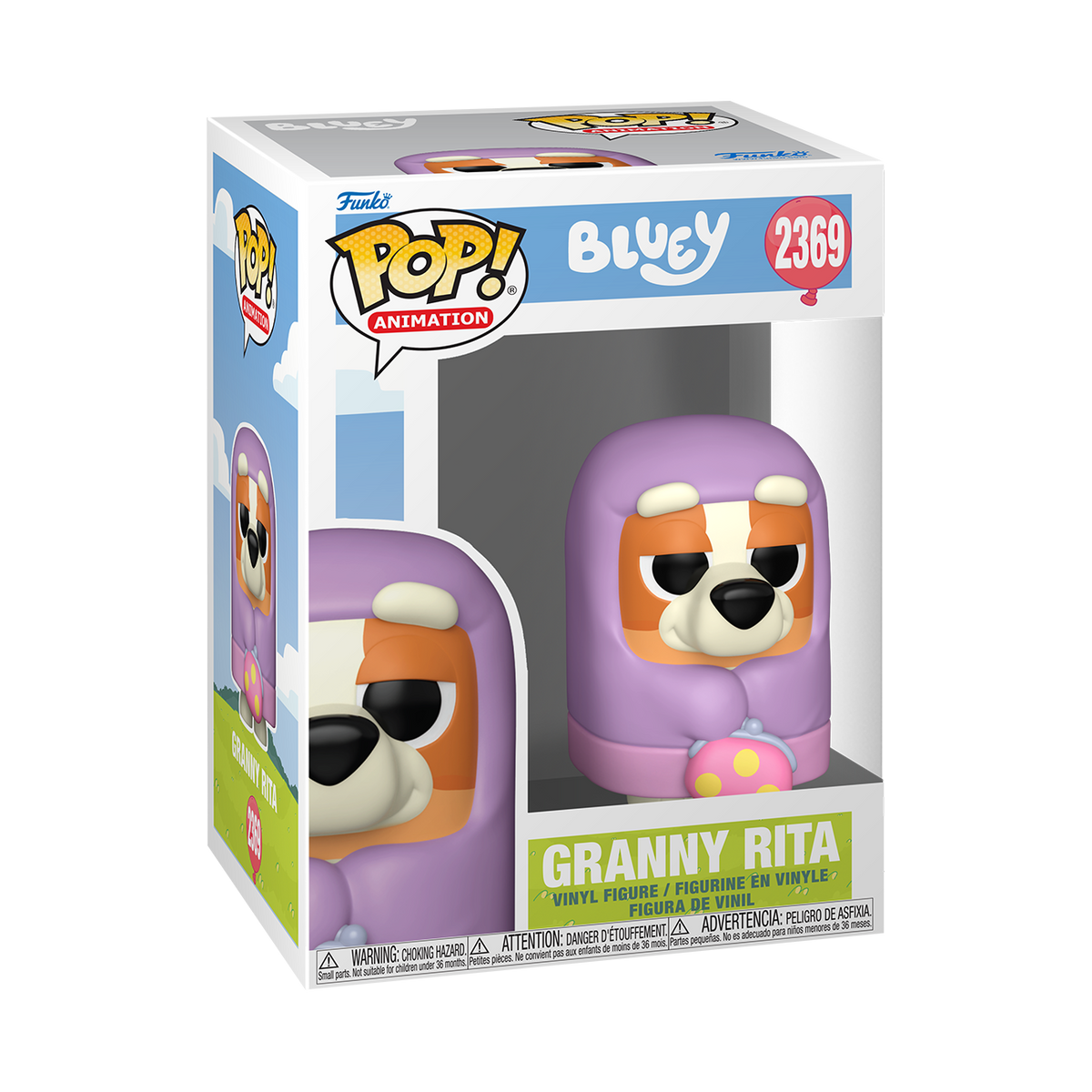 Funko POP! Bluey – Granny Rita boxed vinyl figure