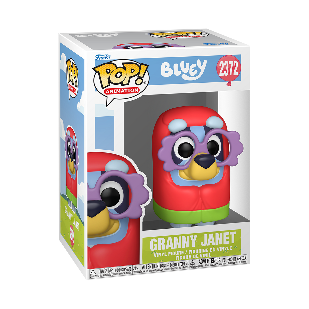 Funko POP! Bluey – Granny Janet boxed vinyl figure