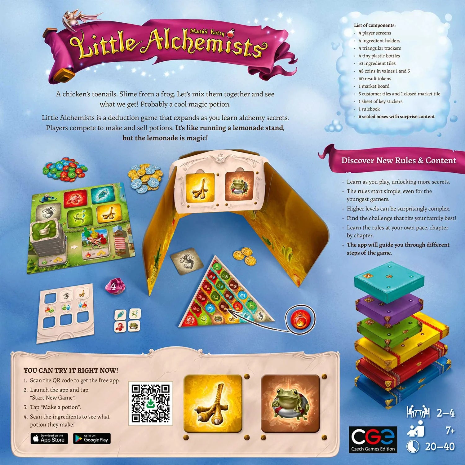Little Alchemists Board Game