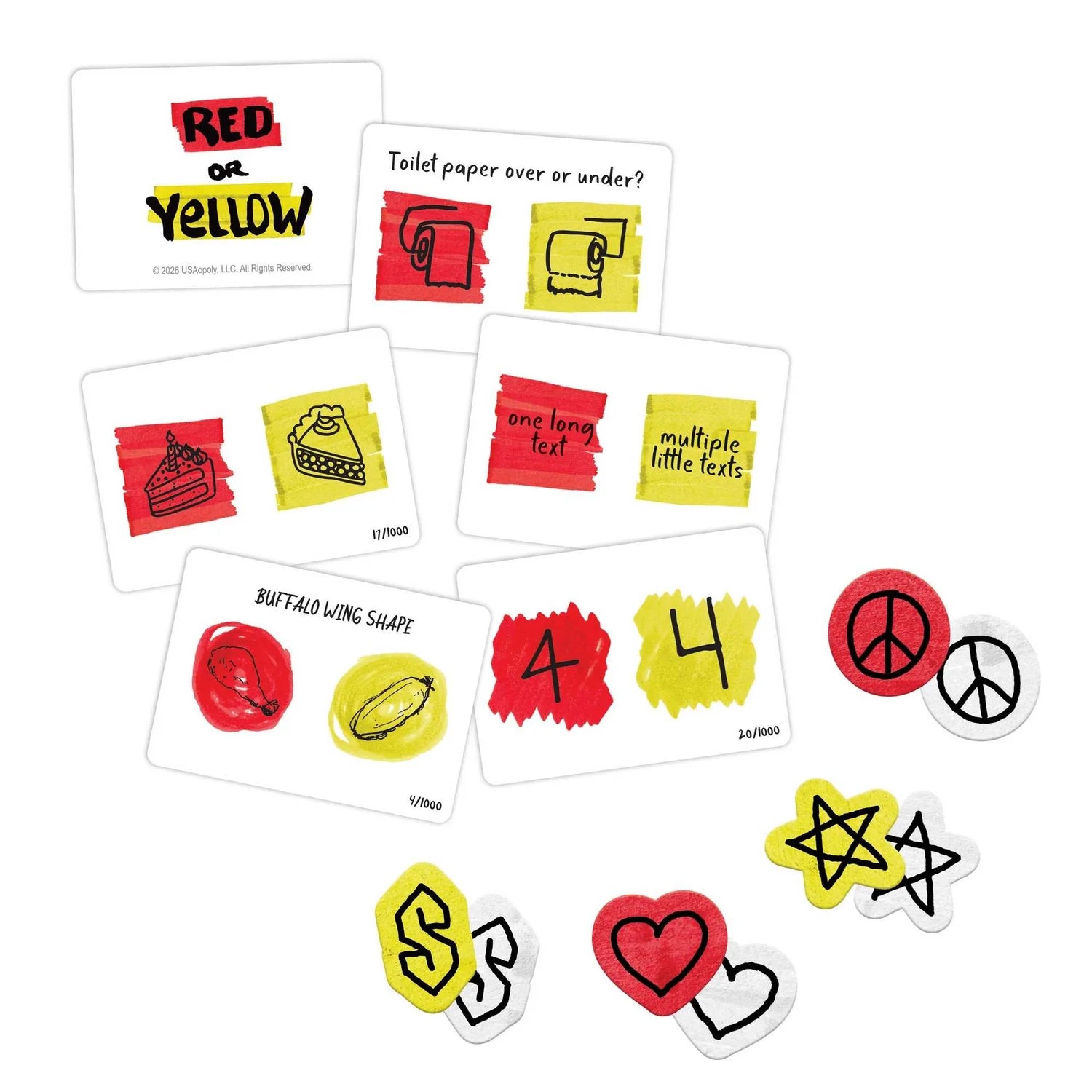 Red or Yellow Party Game (Pre-Order)