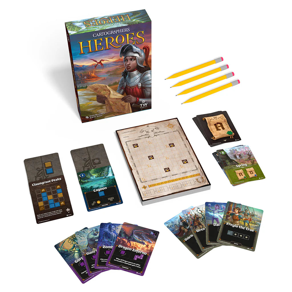 Cartographers: Heroes Board Game