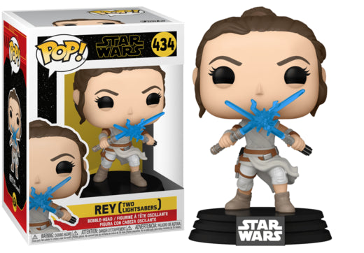 Star Wars: Rey w/ Two Lightsabers Funko Pop! Vinyl