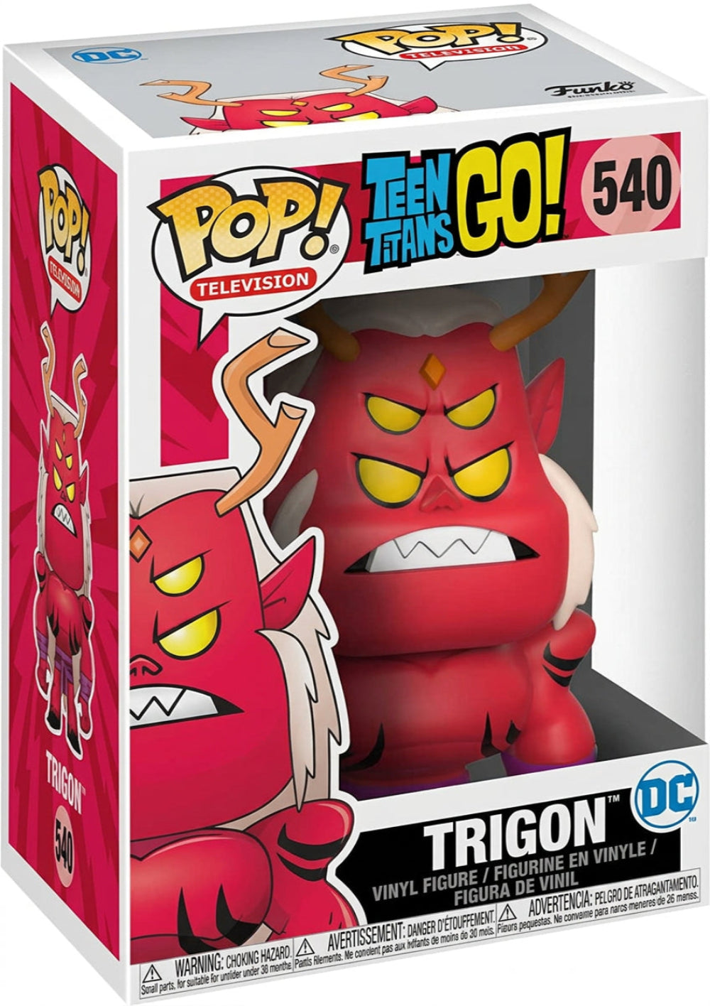 Teen Titans Go!: Trigon Funko POP! Vinyl in complete retail packaging