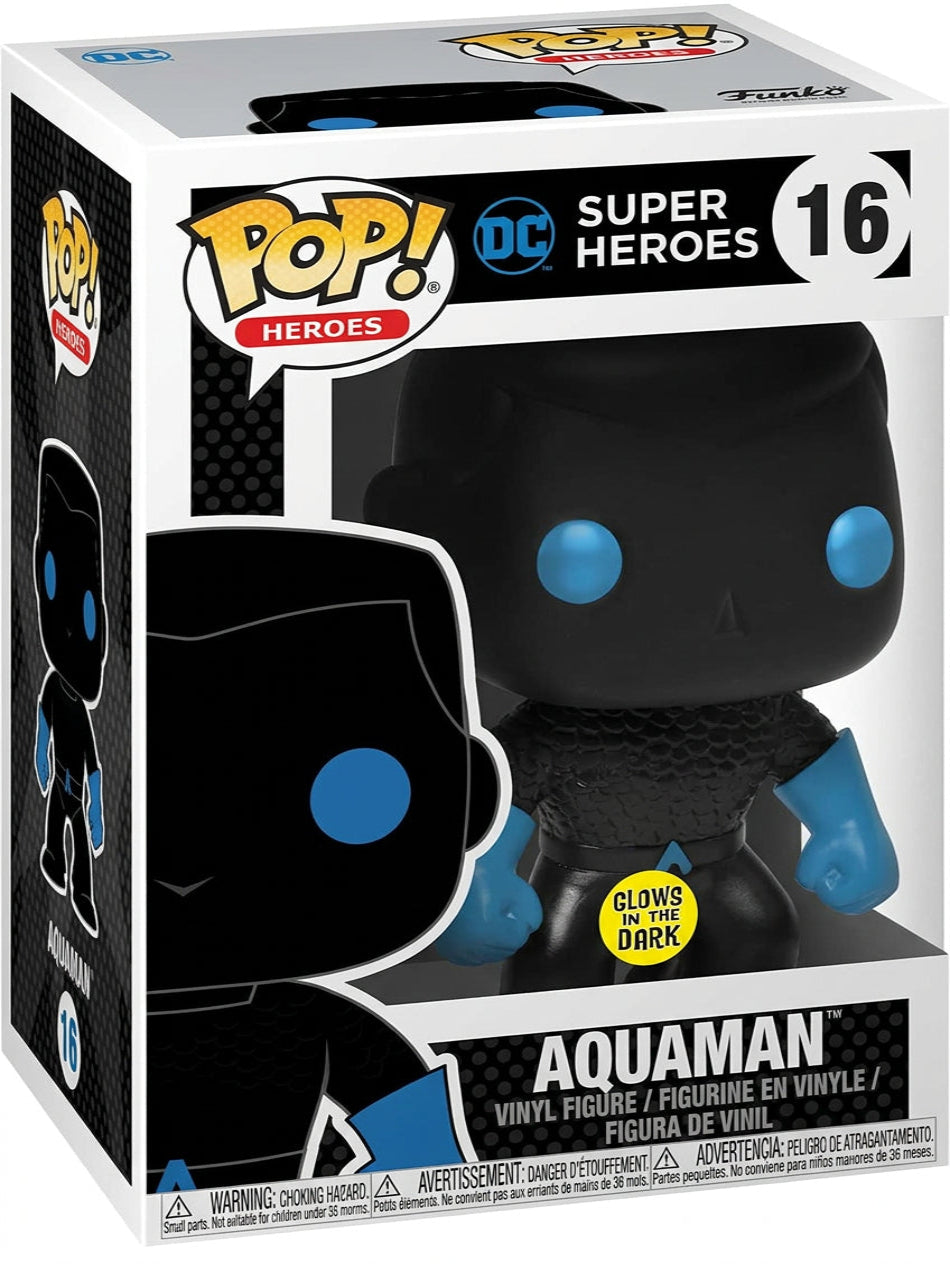 DC Comics: Aquaman (Silhouette, Glow in the Dark) Funko POP! Vinyl in complete retail packaging