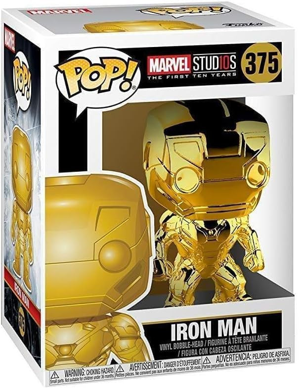 Funko Pop! Marvel – Iron Man (Gold Chrome) in complete retail packaging