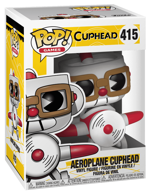Cuphead: Aeroplane Cuphead Funko POP! Vinyl in complete retail packaging