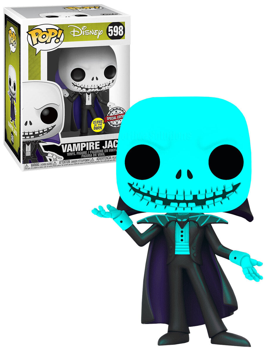 Nightmare Before Christmas: Vampire Jack (Glow in the Dark) Funko POP! Vinyl