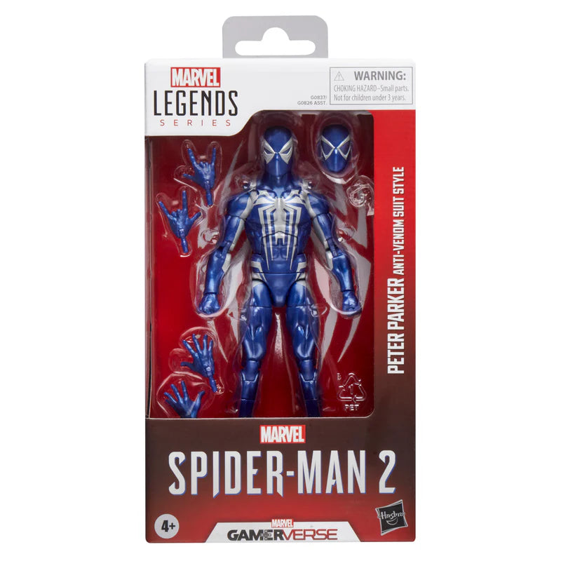 Marvel Legends Series: Gamervere Spider-Man 2 Peter Parker Anti-Venom Suit Style