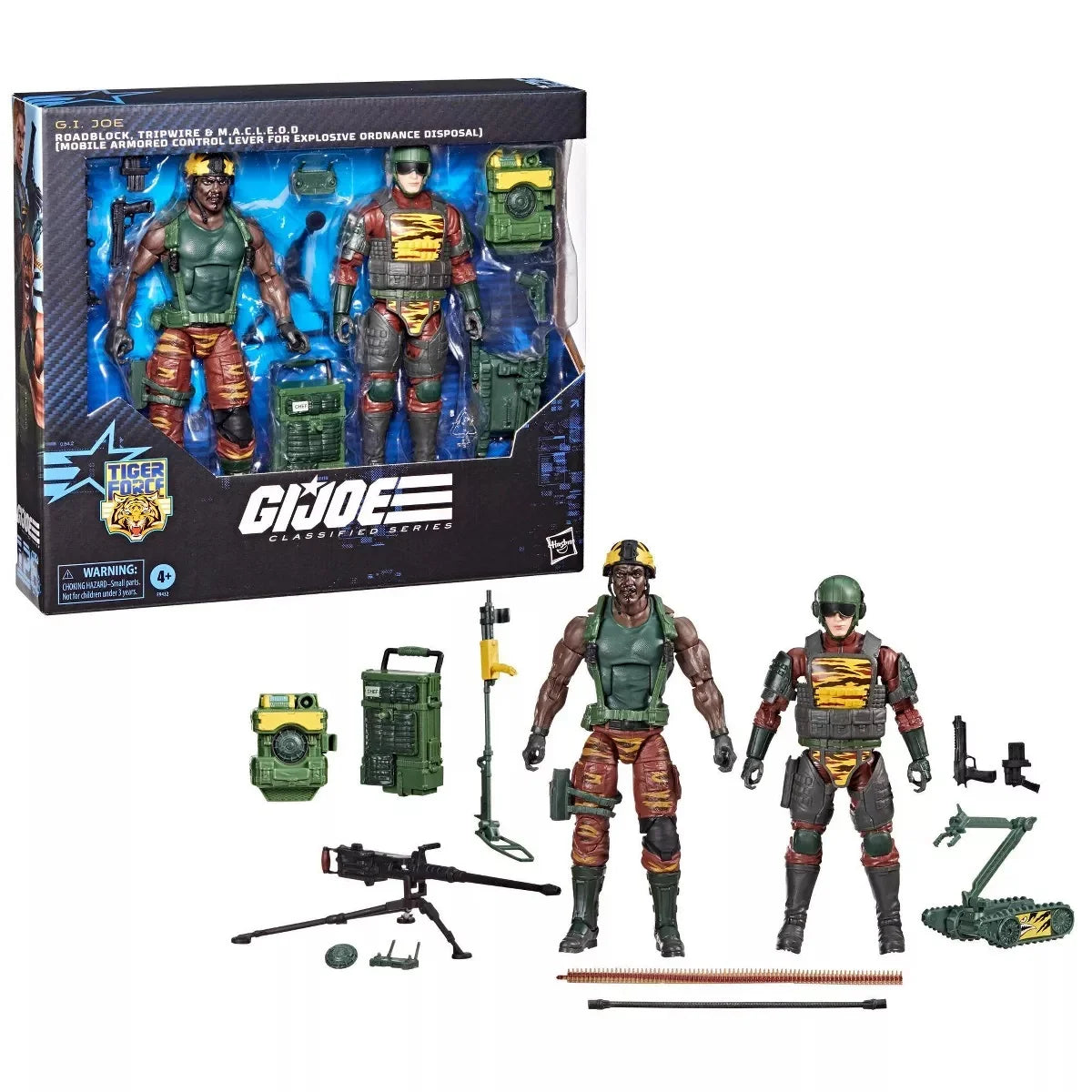 G.I. Joe Classified Series: Roadblock, Tripwire, and M.A.C.L.E.O.D. Action Figure Set