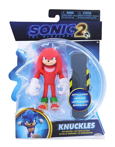 Sonic the Hedgehog 2: Knuckles w/ Snow Rider 10cm Figure