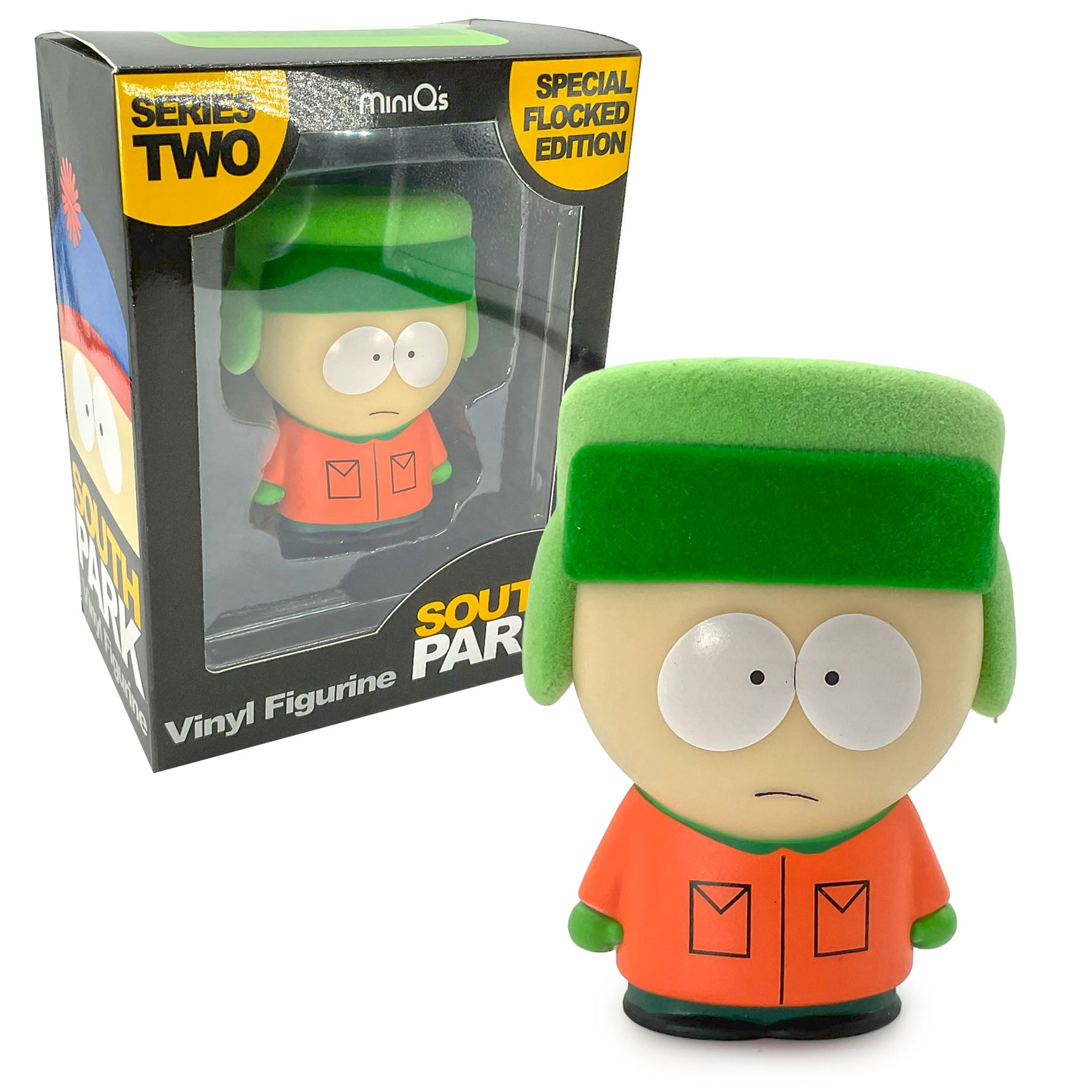 South Park MiniQ's 3" Vinyl Figure: Kyle (Flocked)