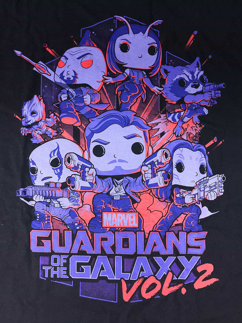 Marvel: Guardians of the Galaxy: Original Gang Funko T-Shirt - Black