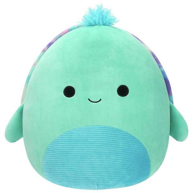 Original Squishmallows Cascade the Teal Turtle 16″ Plush complete plush stock image