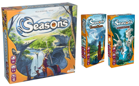 Seasons Board Game + 2 Expansion Bundle