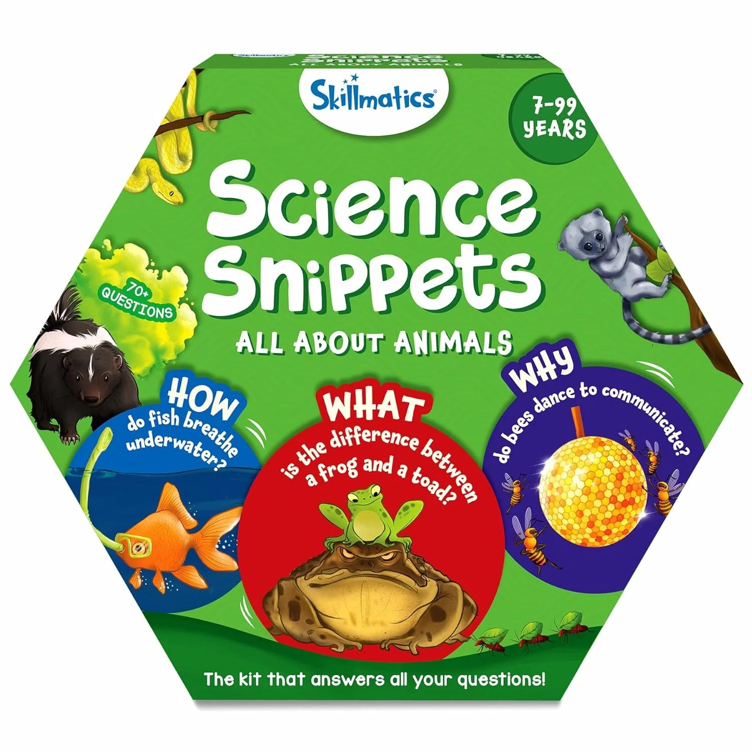 Skillmatics Science Snippets Kit: All About Animals