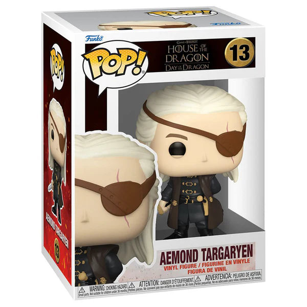 Game of Thrones House of the Dragon: Aemond Targaryen (w/ chase) Funko Pop! Vinyl