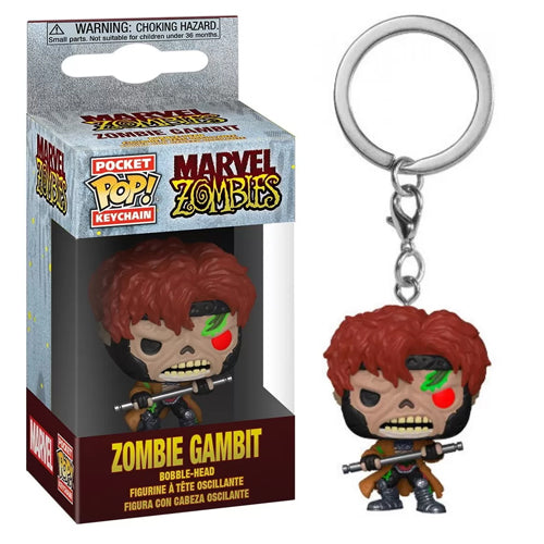 Marvel Zombies: Gambit Funko Pocket Pop! Keychain