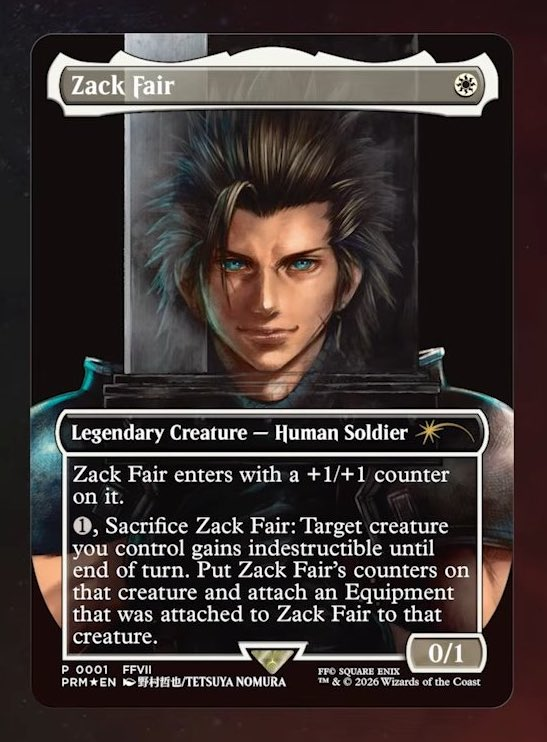 Final Fantasy VII Rebirth - Nintendo Switch 2 (Includes Magic The Gathering Zack Fair Promo Card)