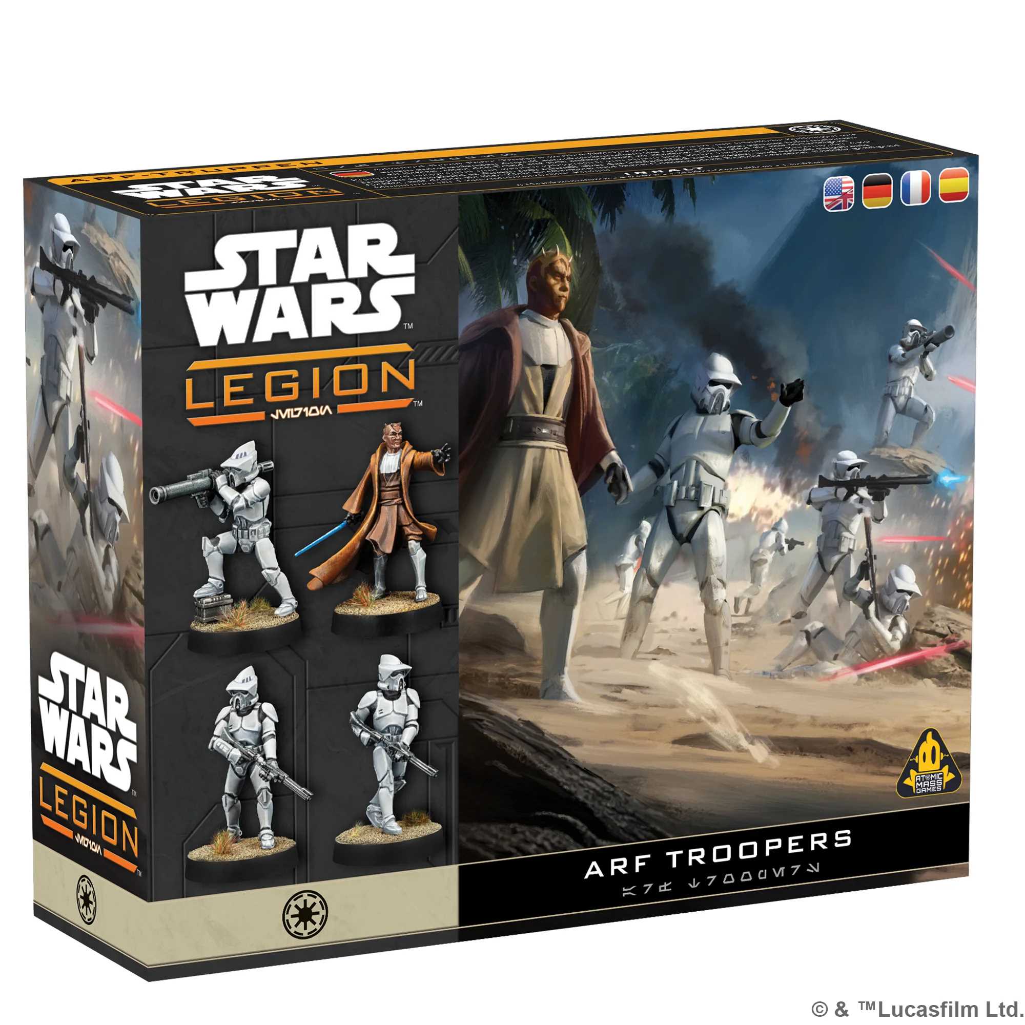 Star Wars Legion ARF Troopers retail box
