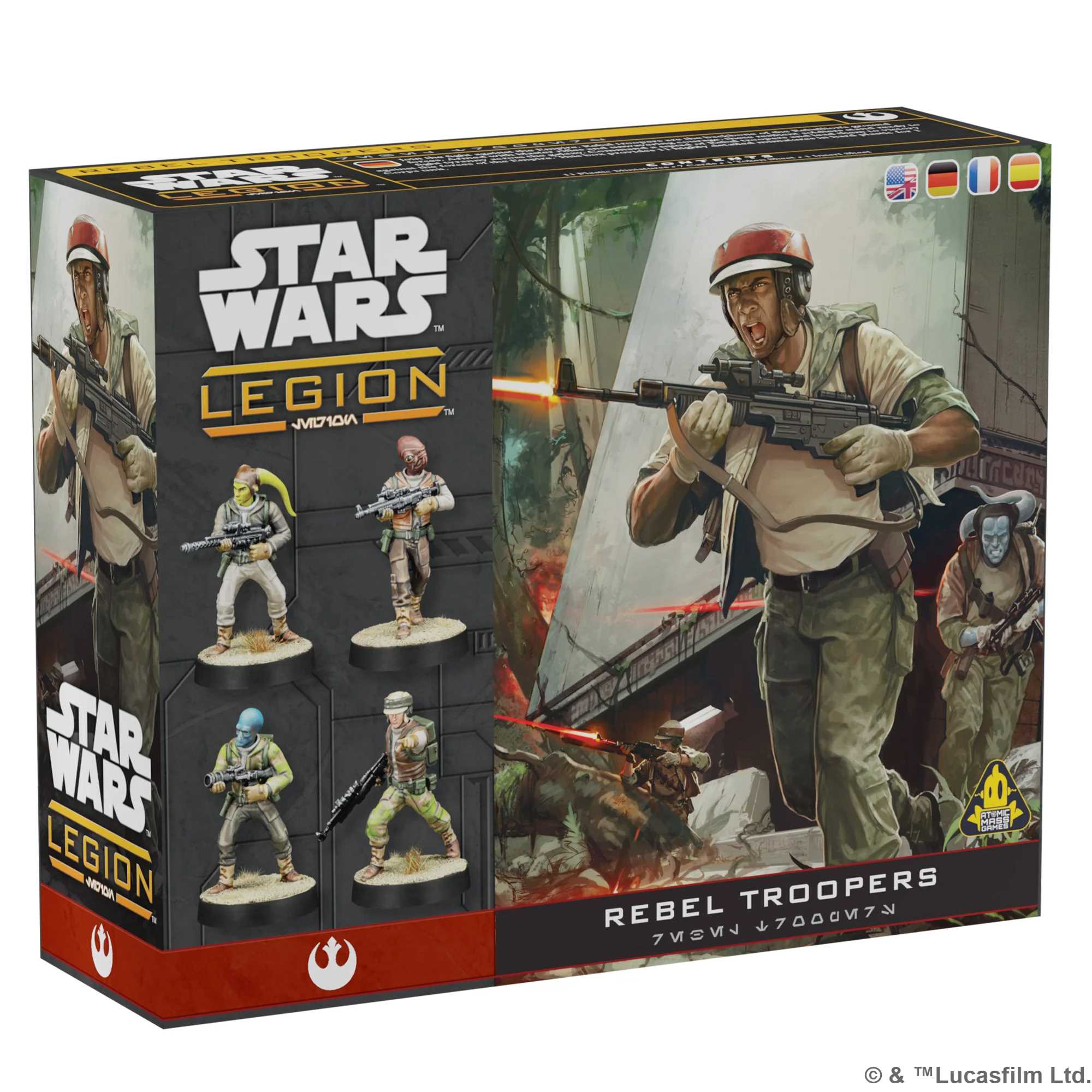 Star Wars Legion Rebel Troopers retail box