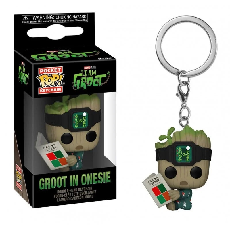 I Am Groot: Groot in Onesie Funko Pocket POP! Keychain