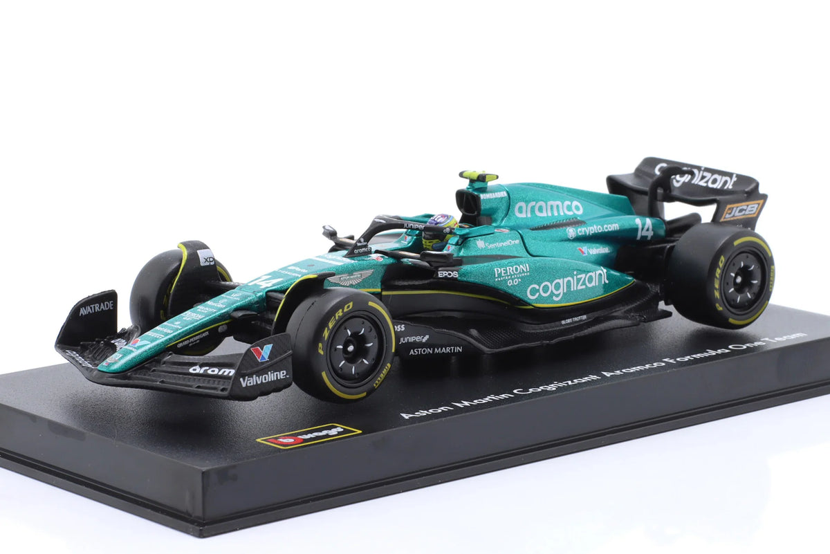 Bburago Aston Martin AMR23 Fernando Alonso 2023 1:43 Diecast Model