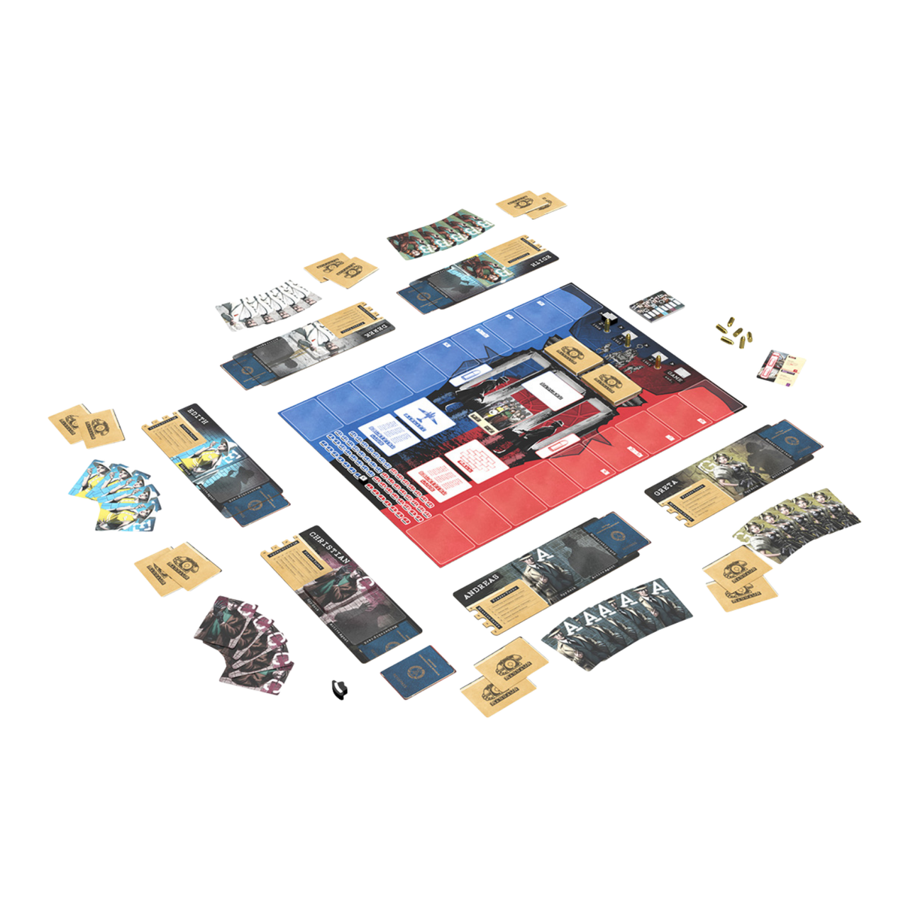 Berlin 1960 game components