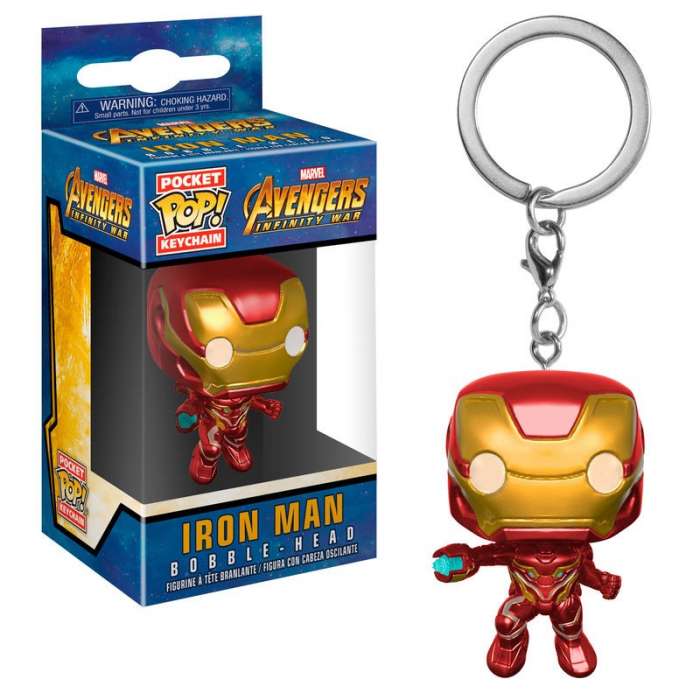 Marvel Avengers Infinity War: Iron Man Funko Pocket Pop! Keychain