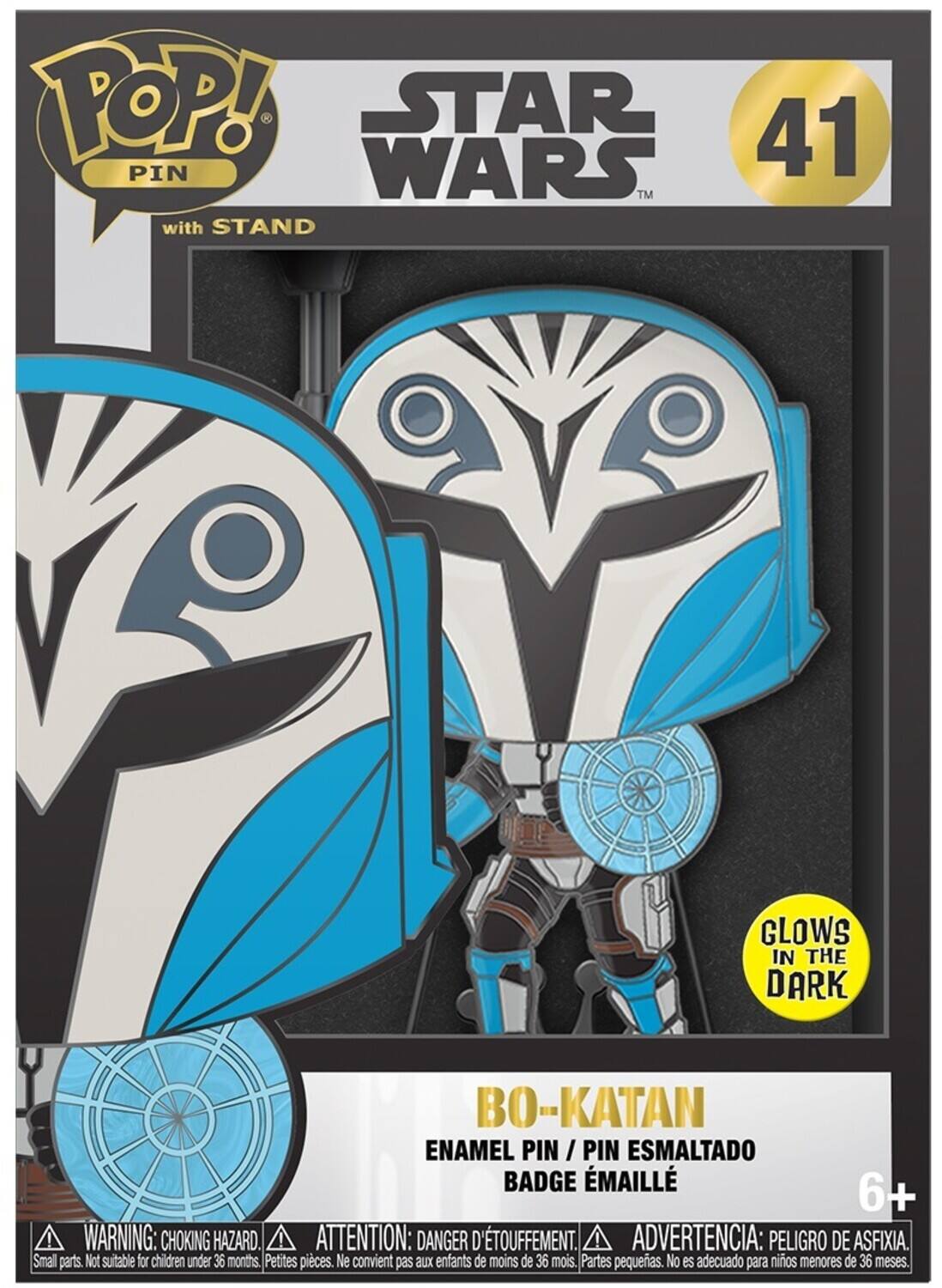 Star Wars: The Clone Wars – Bo-Katan Glow-in-the-Dark Funko Pop! Pin image 2