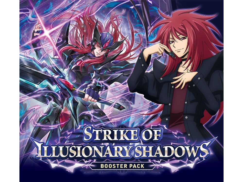 Cardfight Vanguard Strike of Illusionary Shadows sealed booster display