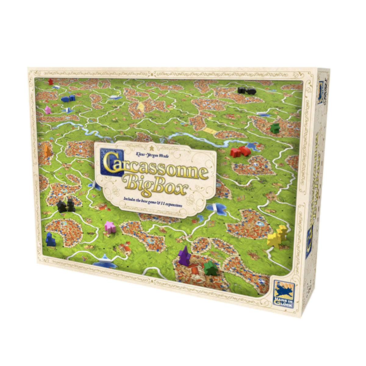 Carcassonne Big Box 2025 Refresh board game retail box