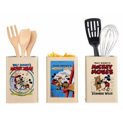Funko Homeware Disney Mickey Mouse Retro Posters Kitchen Storage Set