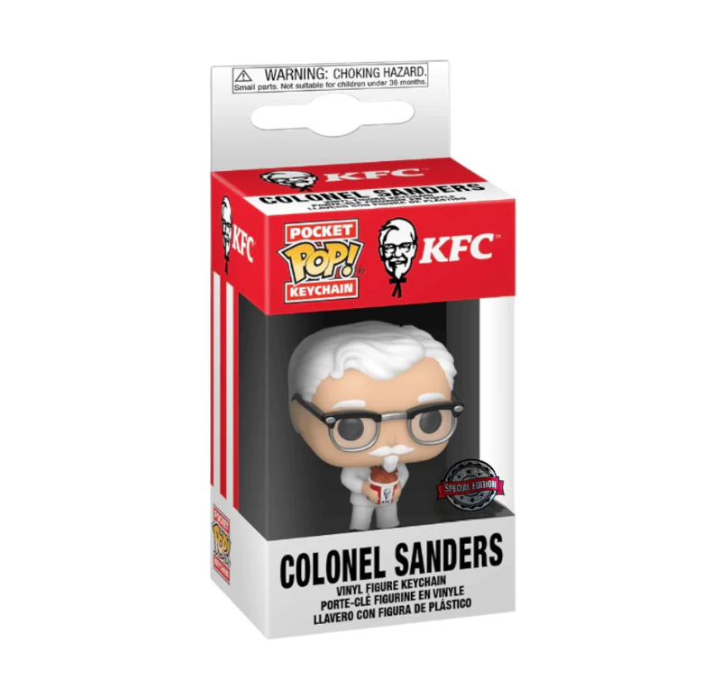Ad Icons: KFC Colonel Sanders w/ Bucket Funko Pop! Keychain