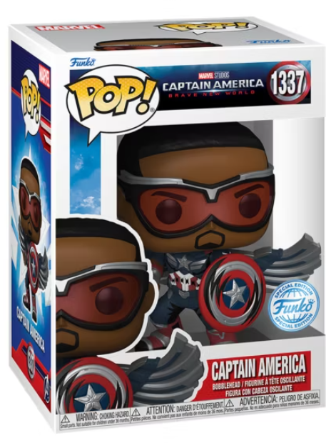 Marvel Captain America Brave New World: Captain America (Retro) Funko POP! Vinyl