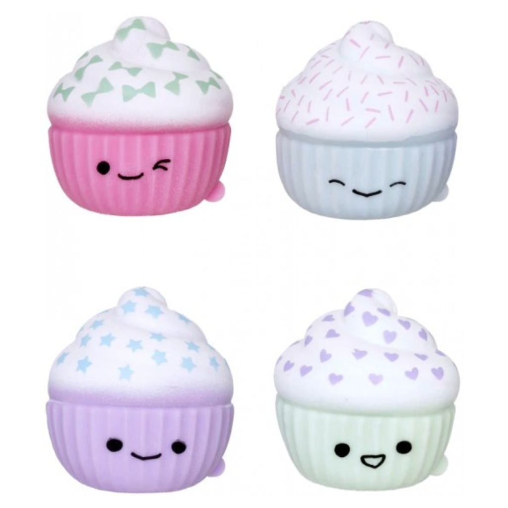 Squish Meez Cupcake Cuties assorted squishy toys