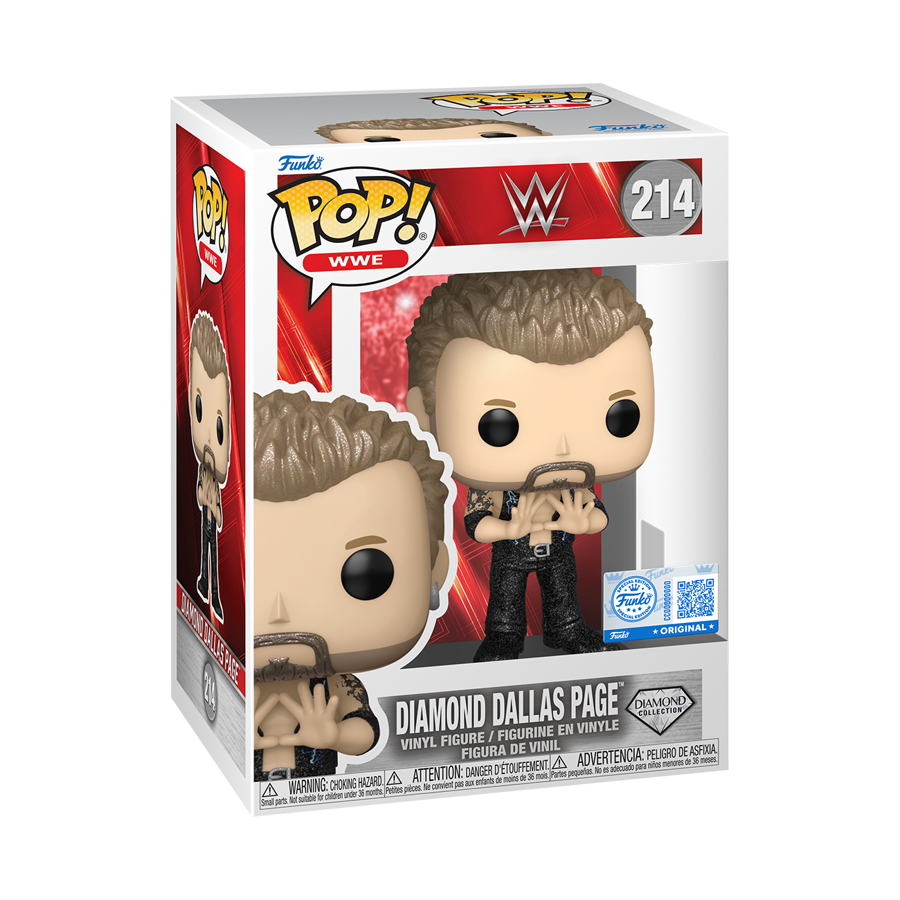 Funko Pop! WWE – Diamond Dallas Page Diamond Glitter boxed figure