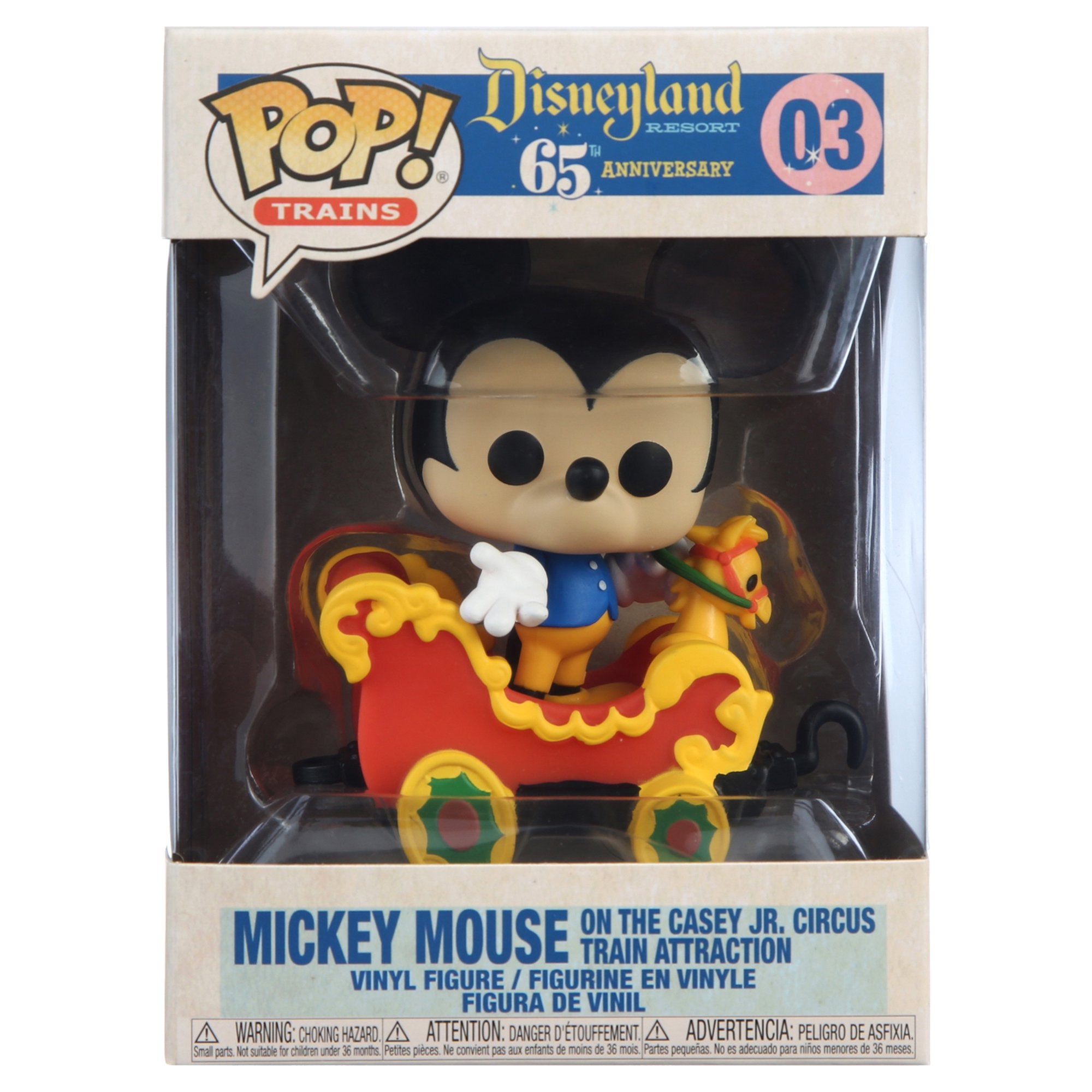 Disneyland 65th Anniversary: Mickey in Train Carriage Funko POP! Vinyl