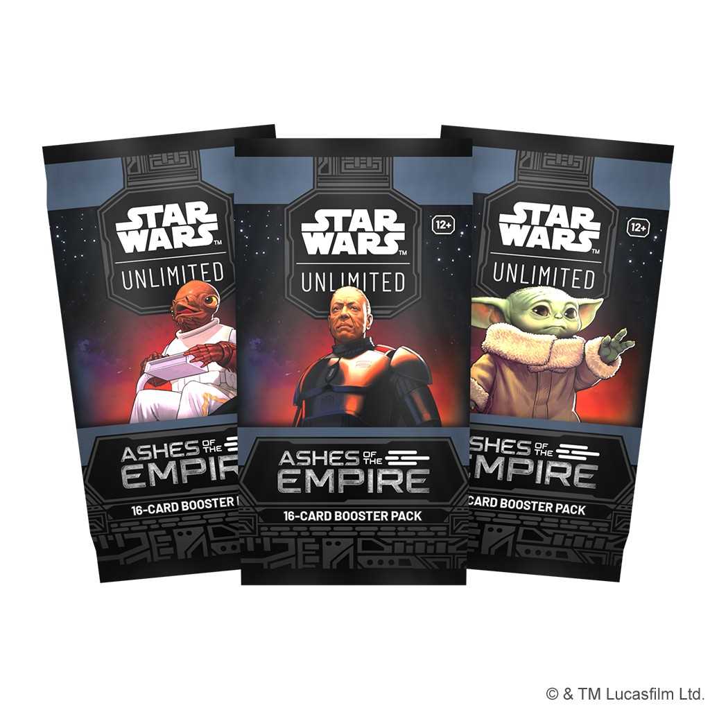 Star Wars Unlimited Ashes of the Empire booster packs