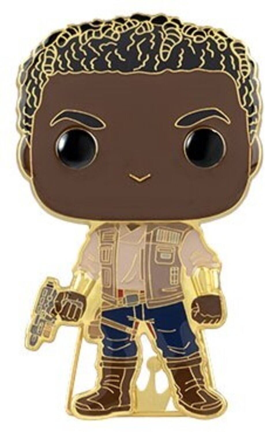 Star Wars: Finn Funko Pop! Pin in retail packaging