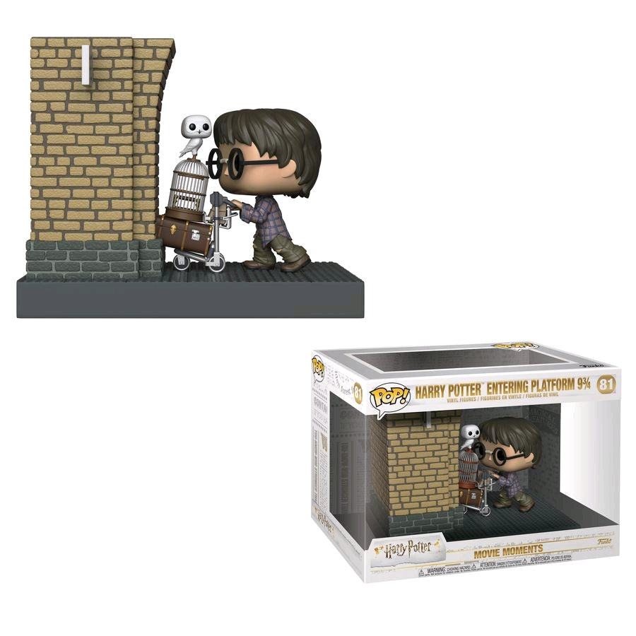 Harry Potter Entering Platform 9¾ Funko Pop! Moment in retail box
