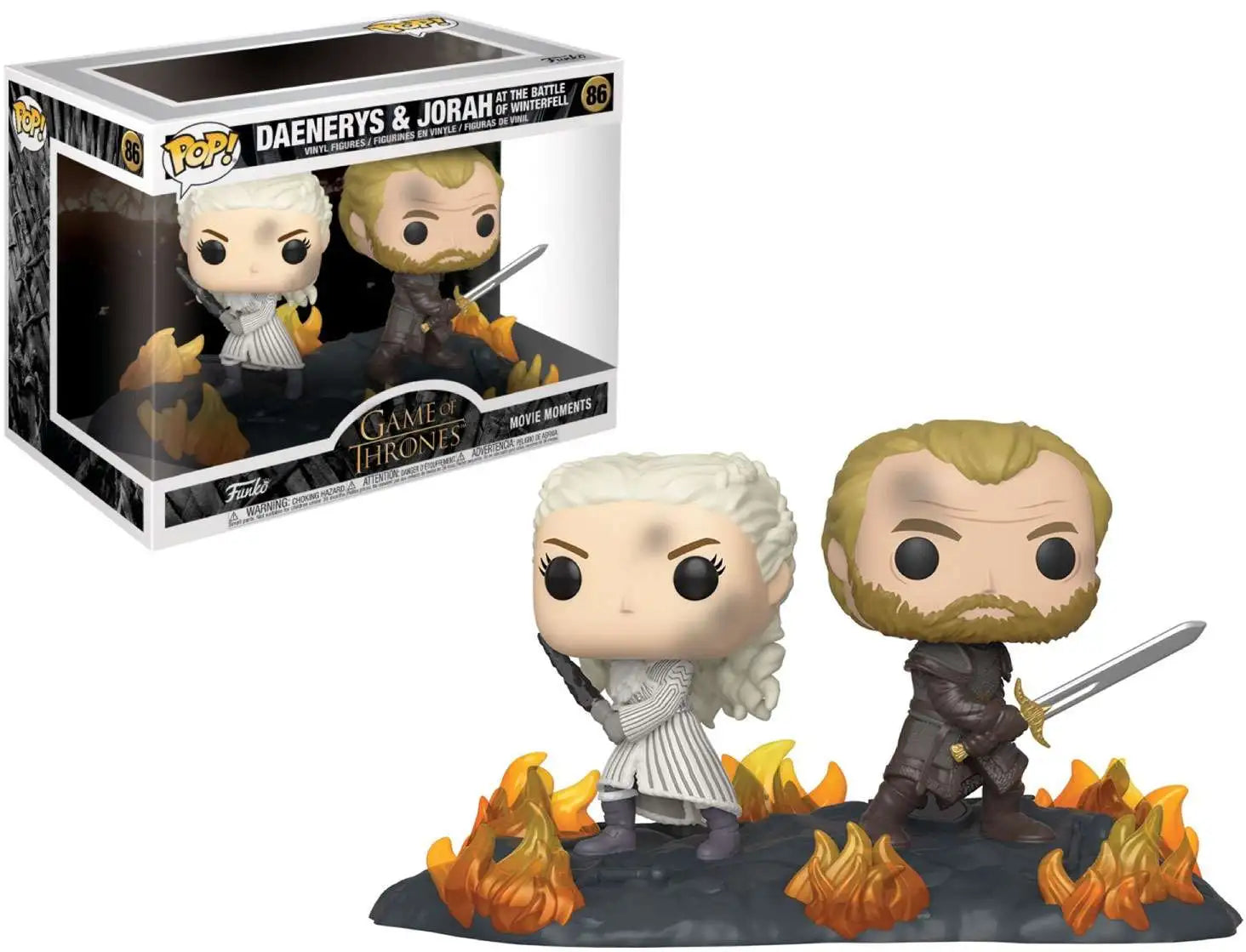 Game of Thrones Daenerys and Jorah Battle Funko Pop! Moment in retail box