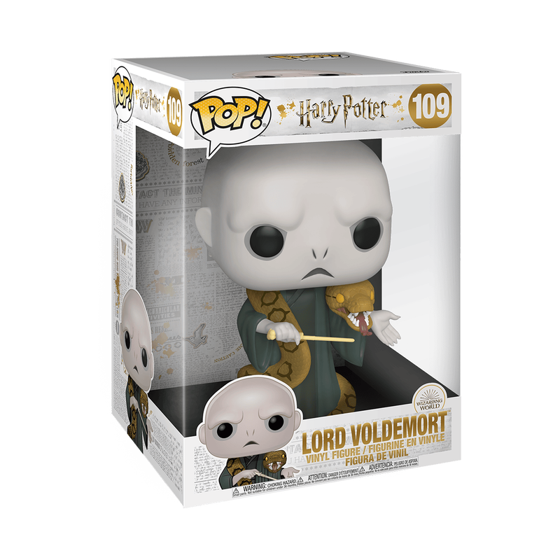 Harry Potter Voldemort with Nagini 10-Inch Funko Pop! Vinyl in retail box