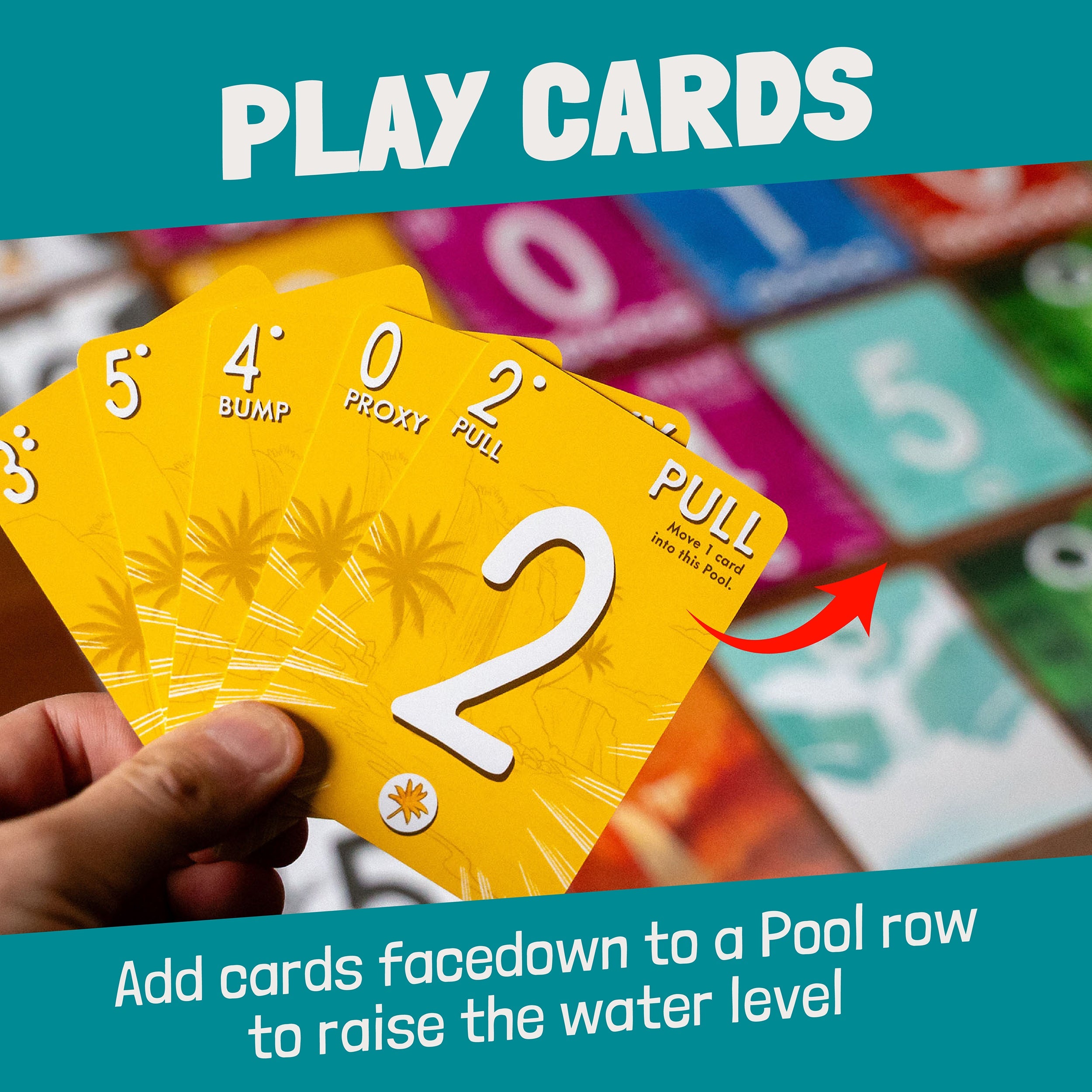 Frenzy Falls gameplay cards