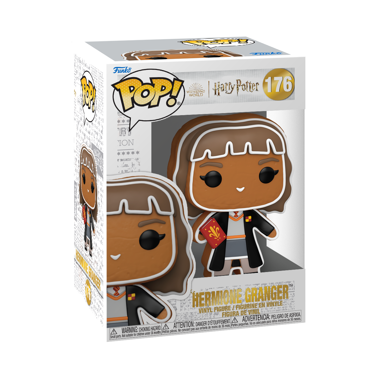 Hermione Granger Gingerbread Funko Pop in retail packaging