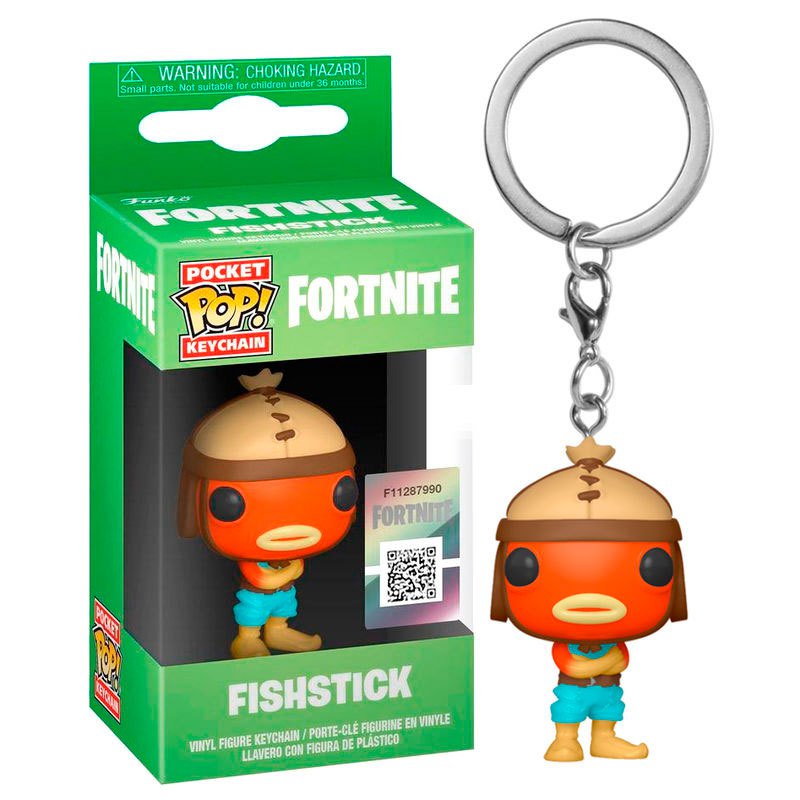 Fortnite:  Fishstick Funko Pocket Pop! Keychain