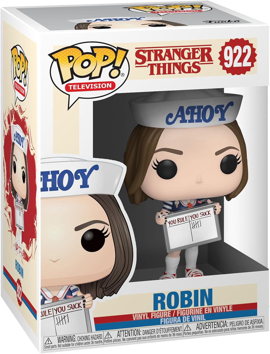 Funko Pop! Stranger Things Robin in complete retail window box