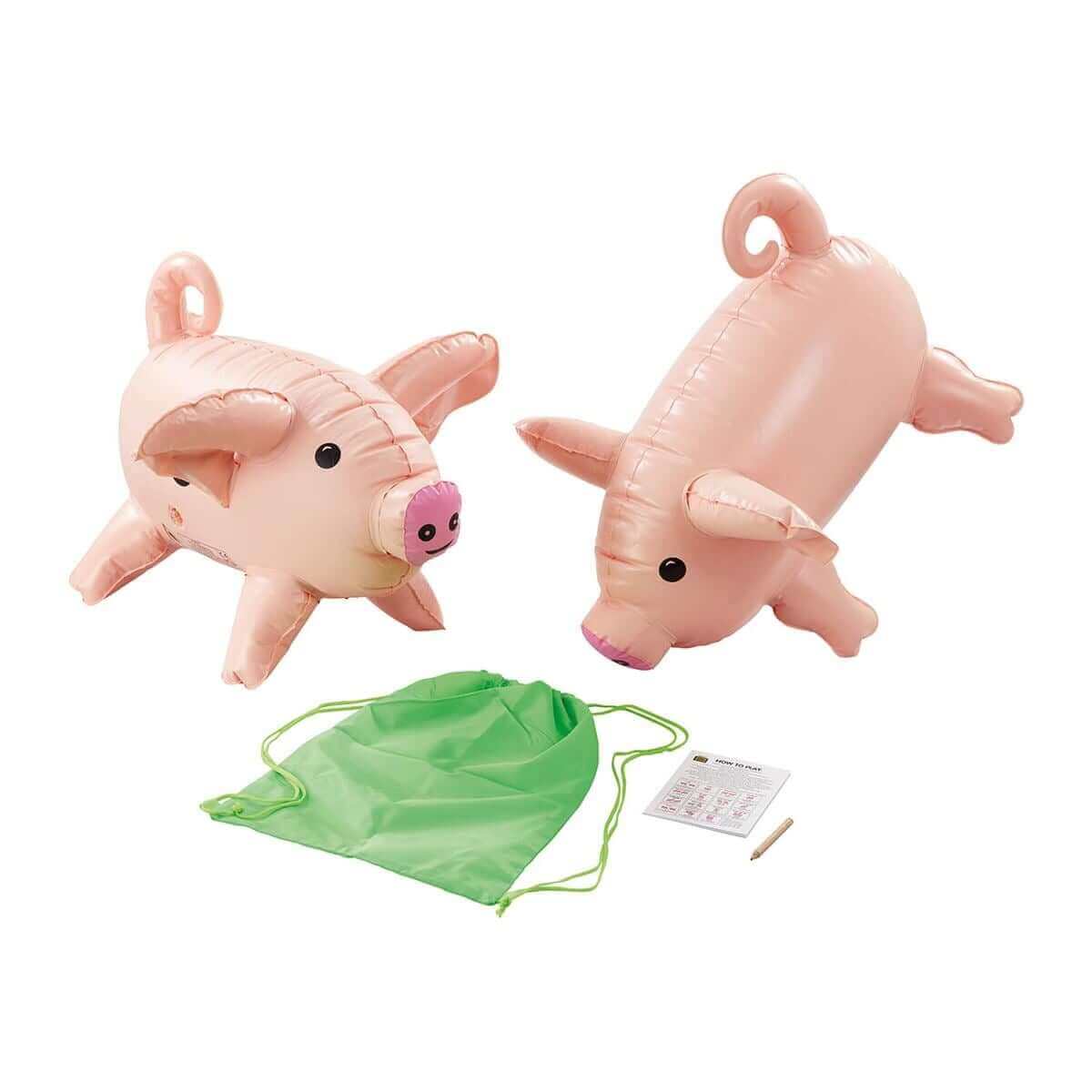 Giant Pass the Pigs inflatable game contents