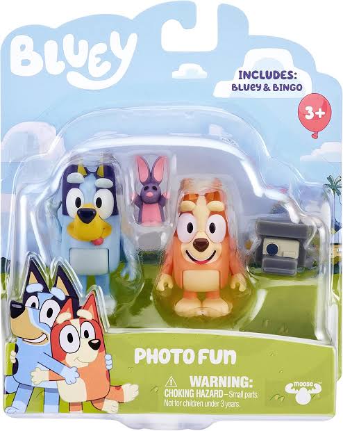 Bluey: Photo Fun Bluey & Bingo Figure 2-Pack