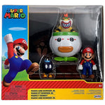 Super Mario: Mario and Bowser Jr Figures