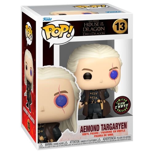 Game of Thrones House of the Dragon: Aemond Targaryen (w/ chase) Funko Pop! Vinyl
